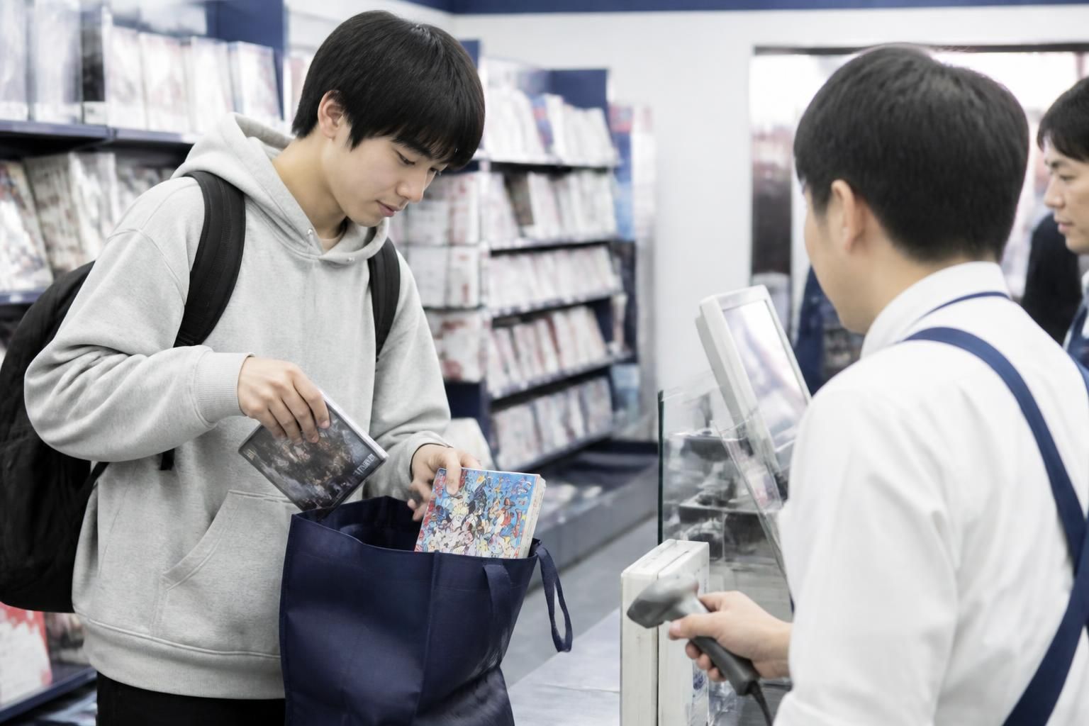 店舗受取と宅配の比較
